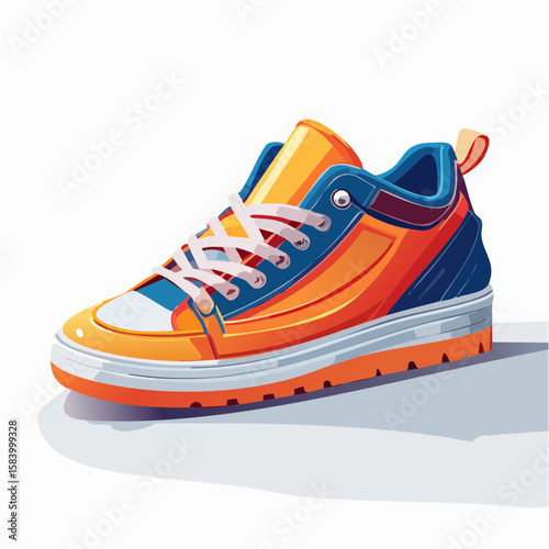 sport shoes isolated on white