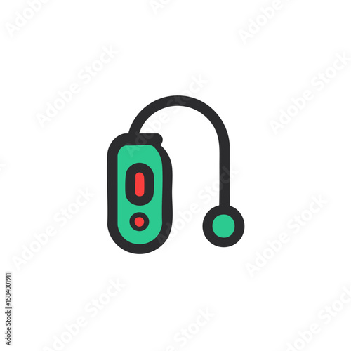 Medical fetal doppler portable ultrasound device for heartbeat monitoring