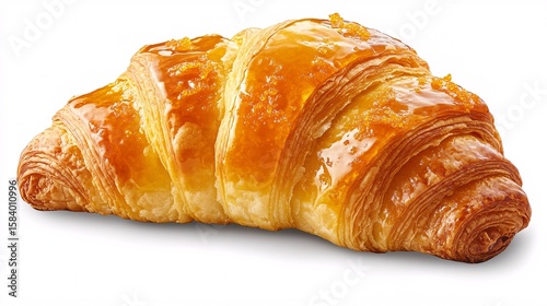 croissant isolated on white background