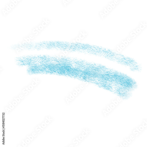 Charcoal Pencil Stroke Texture, Grunge Blue Scribble Brush Lines