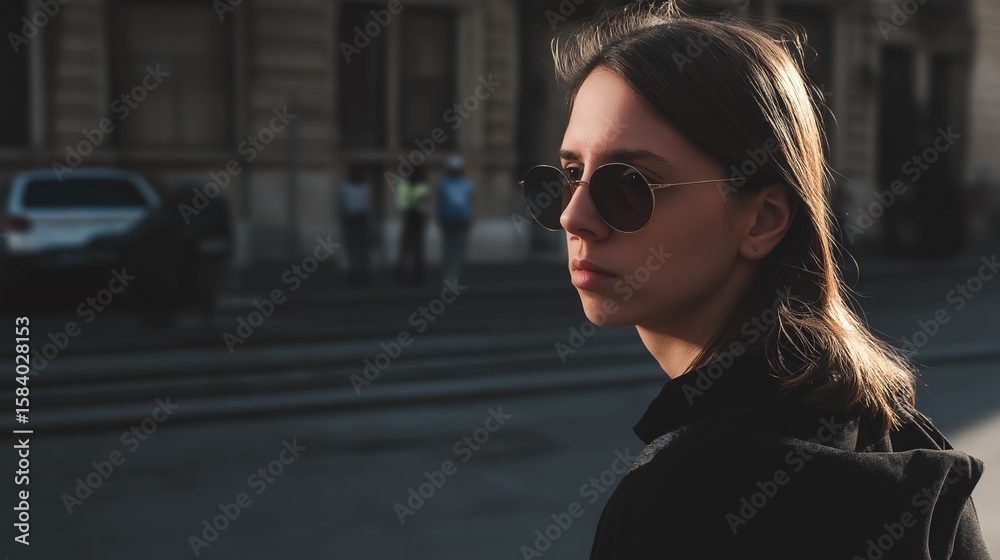 Fototapeta premium Generative AI, Street Fashion Gradient Focus