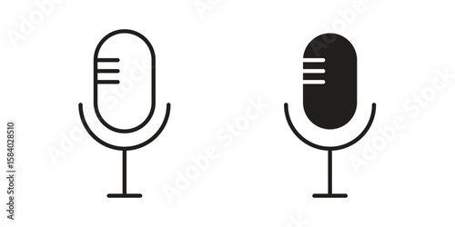 Voice recognition icon concept for infographic, website or app.