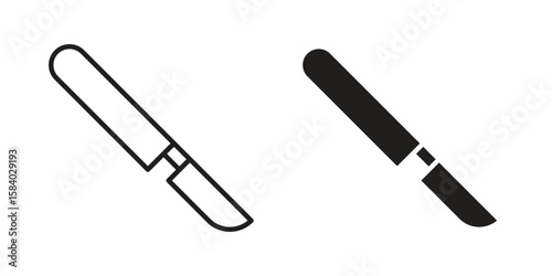 Scalpel icon concept for infographic, website or app.
