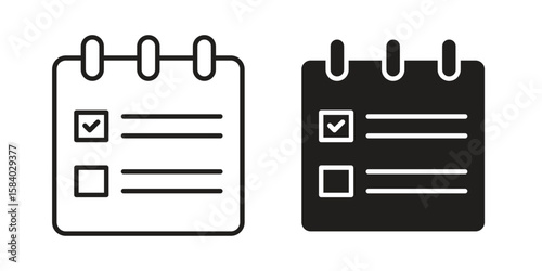 Reservation icon concept for infographic, website or app.