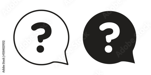 Question icon concept for infographic, website or app.