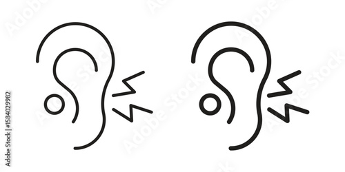 Otitis icon concept for infographic, website or app.