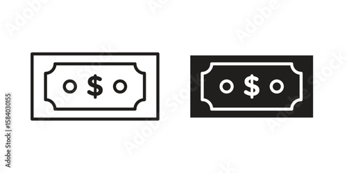 Money icon concept for infographic, website or app.
