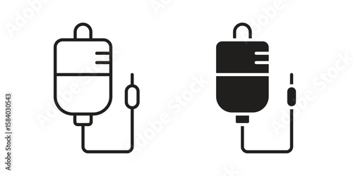 Intravenous icon concept for infographic, website or app.