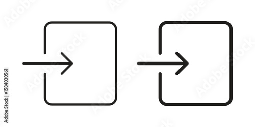 Inside icon concept for infographic, website or app.