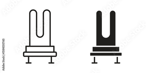 Heating element icon concept for infographic, website or app.