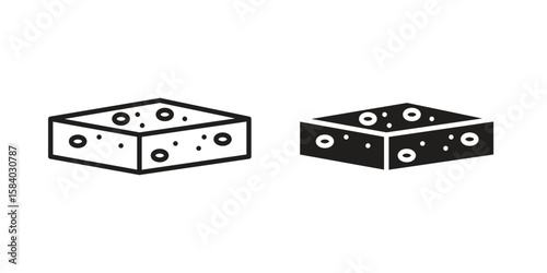 Halva icon concept for infographic, website or app.