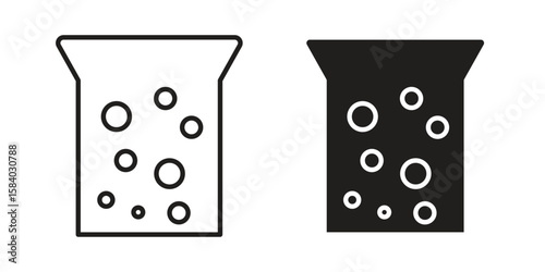 Hard Water icon concept for infographic, website or app.