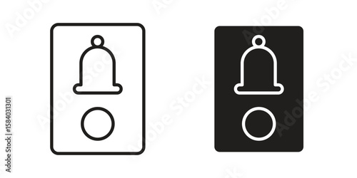Doorbell icon concept for infographic, website or app.