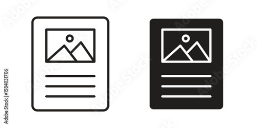 Content icon concept for infographic, website or app.