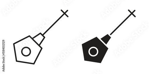 Car dipstick icon concept for infographic, website or app.