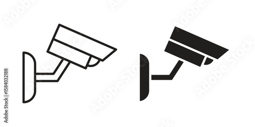 CCTV icon concept for infographic, website or app.
