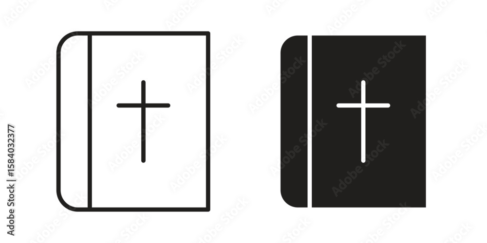 Obraz premium Bible icon concept for infographic, website or app.