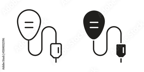Anesthesia icon concept for infographic, website or app.