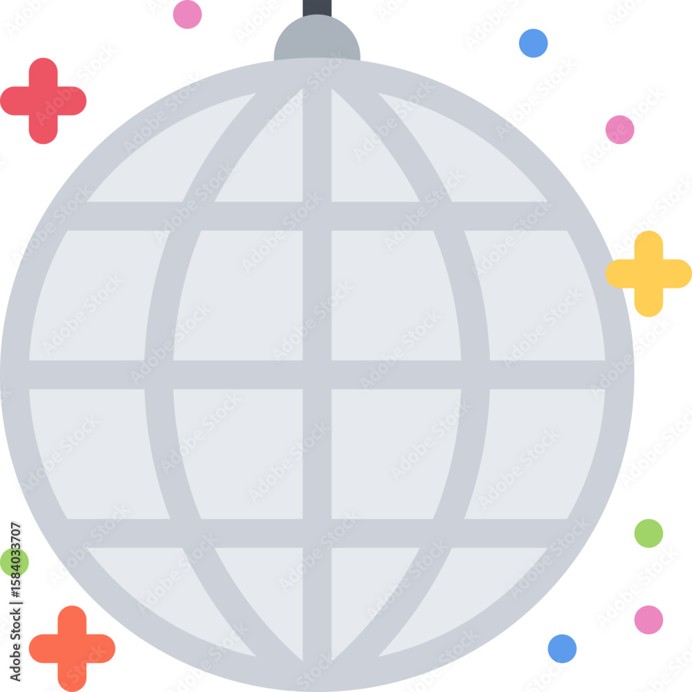 disco ball icon disco ball icon