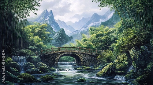 bridge over the river