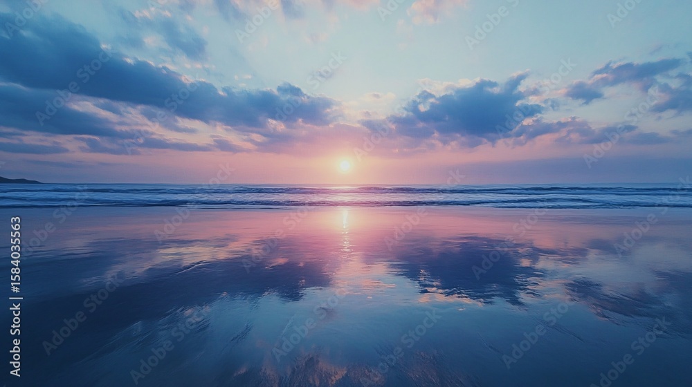 Fototapeta premium sunset over the sea