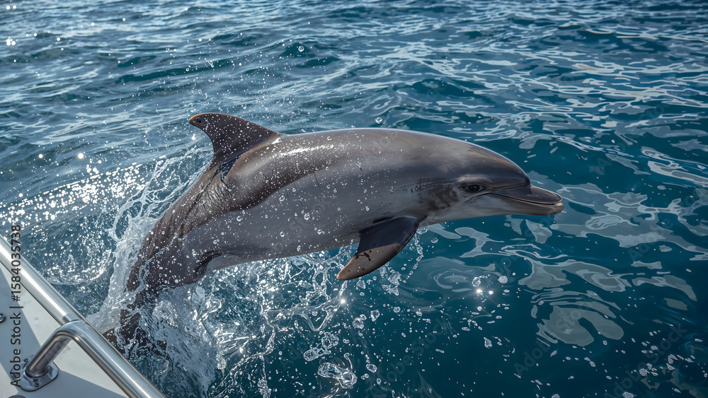 Fototapeta premium dolphin in the water