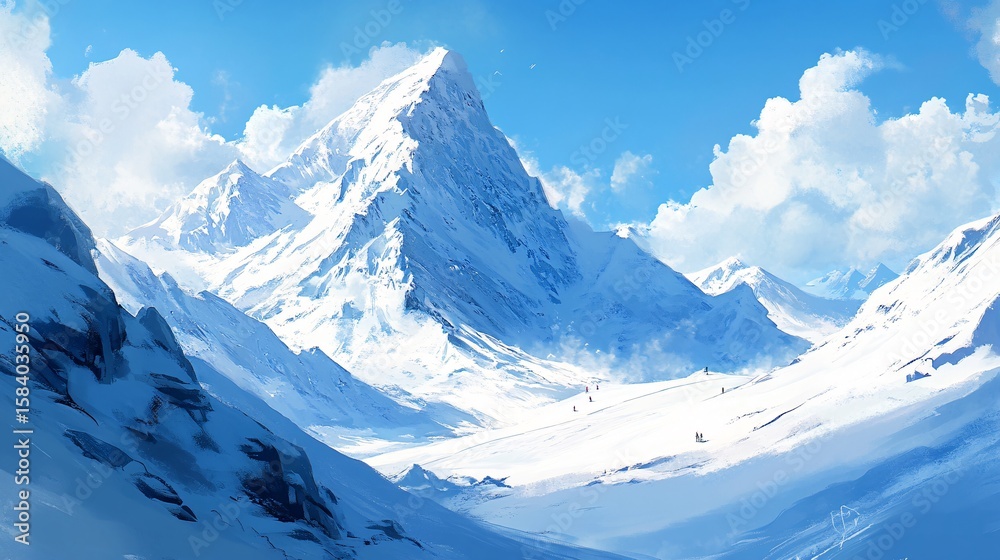 Obraz premium swiss alps mountains