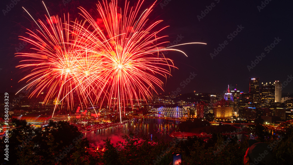 Obraz premium 4th of July Fireworks