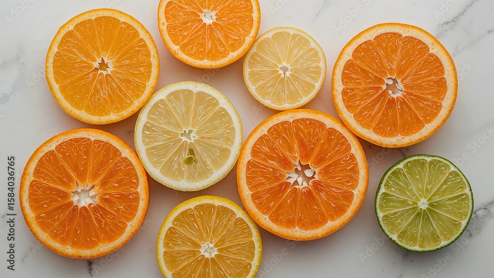 Obraz premium orange and lemon