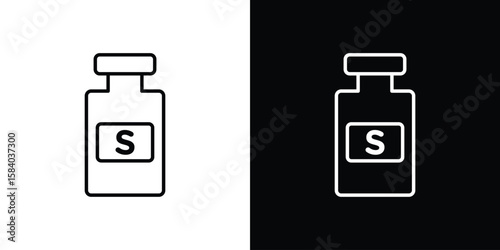 Solvent icon Logo Template. lianer pictogram set.