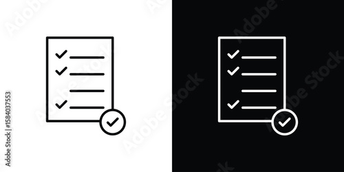 Requirements icon Logo Template. lianer pictogram set.