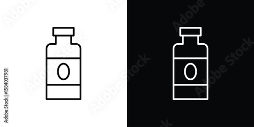 Olive oil icon Logo Template. lianer pictogram set.
