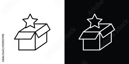 New product icon Logo Template. lianer pictogram set.