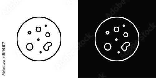 Leukemia icon Logo Template. lianer pictogram set.