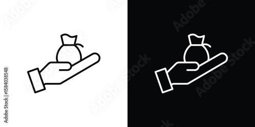 Inheritance law icon Logo Template. lianer pictogram set.