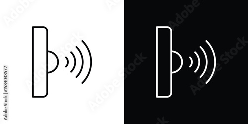 Infrared icon Logo Template. lianer pictogram set.