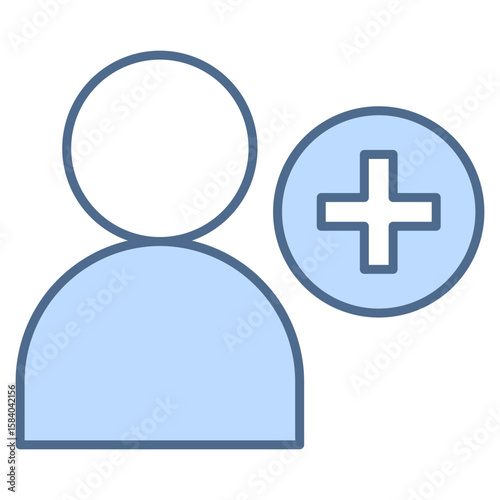 Patients Blue Icon Element For Design
