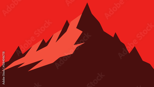 Mountain Ridge So Sharp it Looks Like the Spine of a Dragon