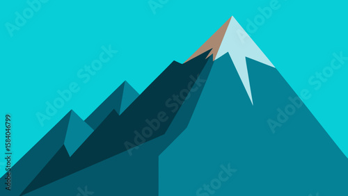 Narrow Mountain Ridge with Breathtaking Drop Offs