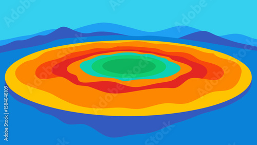 Discover the Grand Prismatic Spring at Yellowstone with its Vibrant Colors