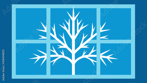 Discover the Intricate Branching Patterns of Frost on a Cold Window