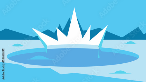 Listen to the Loud Sharp Cracking Sound of Ice Breaking Up
