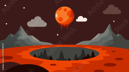 Discover the Strange Lunar Landscape Within a Volcanic Crater Region