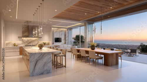 LA Open Concept Kitchen