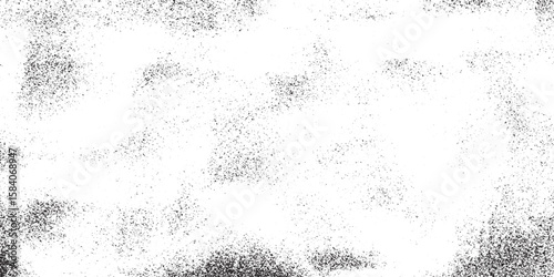 Abstract grunge texture effect, scratch and dust particle grain dust film grain speck grit grunge overlay on white background