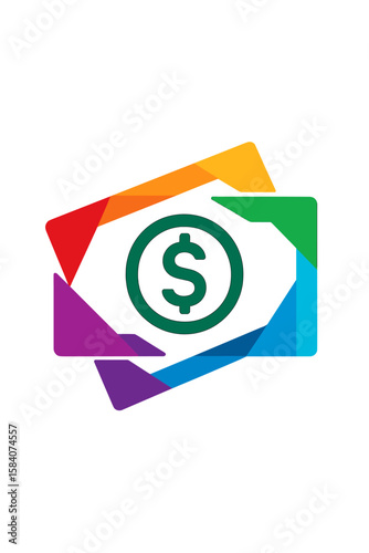 Multilayered Circle Money Icon