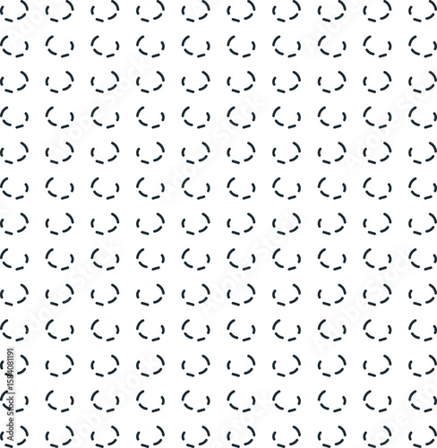 The texture imitates bite marks from jaws or horseshoes, consisting of short lines.