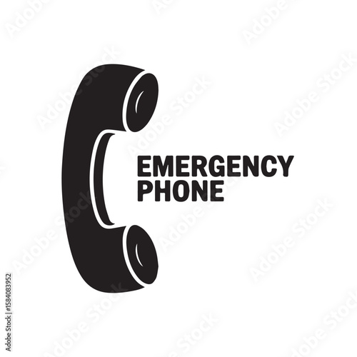 An emergency phone icon, signifying a call for urgent help and assistance in a crisis