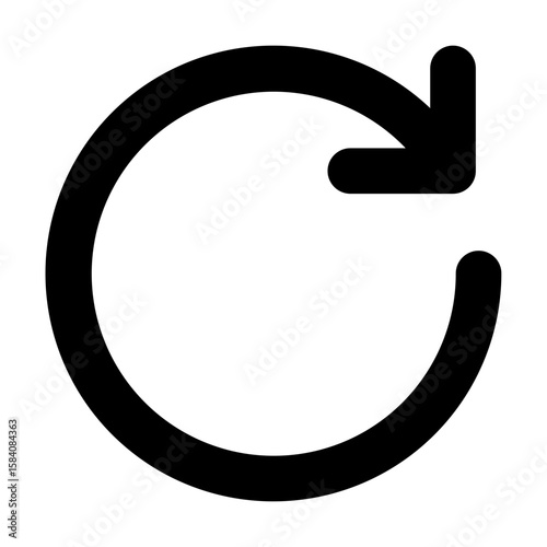 Redo - Simple Minimalist Modern Icon for UI Apps