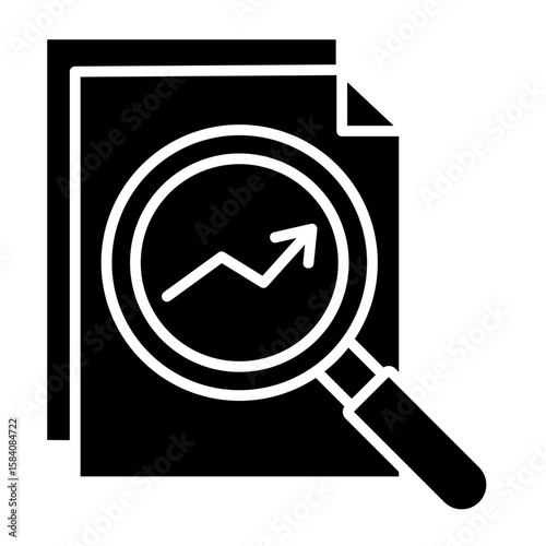 Analysis  Icon Element For Design

